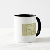 Mug Carte physique de l'Afrique (Devant droit)