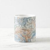 Mug Carte physique de l'Europe (1916) (Centre)