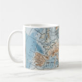 Mug Carte physique de l'Europe (1916) (Gauche)