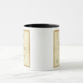 Mug Carte plaine de l'Amérique (Centre)