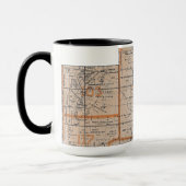 Mug Carte Plat Batavia Illinois 1870 Fox River Valley (Gauche)