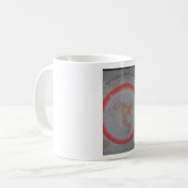 Mug Carte plate de la terre (Devant gauche)