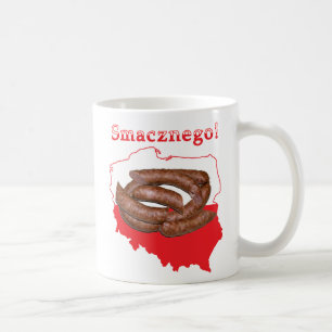 Mug Carte polonaise de Kielbasa Smacznego
