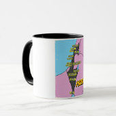 Mug Carte Pop Art Illustré Israël (Devant gauche)