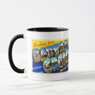 Mug Carte postale à grandes lettres de Battle Creek Mi