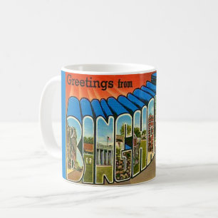 Mug Carte Postale Ancienne Binghamton NY