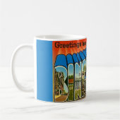 Mug Carte Postale Ancienne Binghamton NY (Gauche)