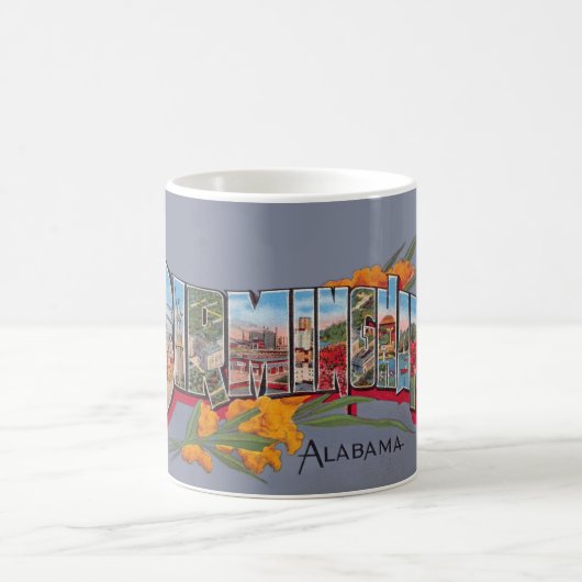 Mug Carte Postale Ancienne Birmingham AL (Centre)