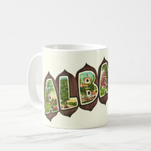 Mug Carte postale ancienne d'Albany Géorgie