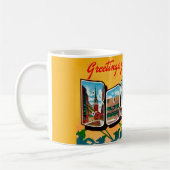 Mug Carte Postale Ancienne de Boston (Gauche)