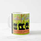 Mug Carte Postale Ancienne Ours de Yellowstone (Devant gauche)