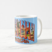 Mug Carte Postale Ancienne Savannah Georgie (Devant droit)