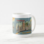 Mug Carte postale Chicago Big Letter 1944 (Devant droit)