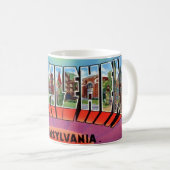 Mug Carte postale de Bethlehem PA (Devant droit)