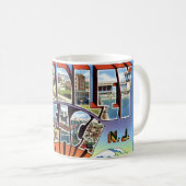 Mug Carte postale de Bradley Beach NJ (Devant droit)