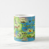 Mug carte postale de Cape Cod (Centre)