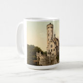 Mug Carte postale de château du Lichtenstein (Devant gauche)