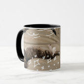Mug Carte postale de chaton adorable (Devant gauche)