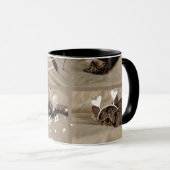 Mug Carte postale de chaton adorable (Devant droit)