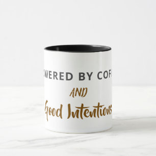 Mug Carte postale de citation de café minimaliste Dr