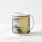 MUG CARTE POSTALE DE COULEUR CALIFORNIENNE 1940 (Devant droit)