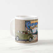 MUG CARTE POSTALE DE COULEUR CALIFORNIENNE 1940 (Devant gauche)