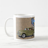 MUG CARTE POSTALE DE COULEUR CALIFORNIENNE 1940 (Gauche)