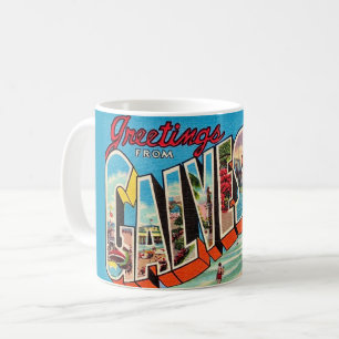 Mug carte postale de Galveston Texas