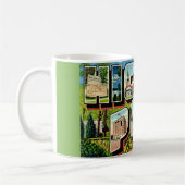 Mug Carte postale de High Point Caroline du Nord (Gauche)