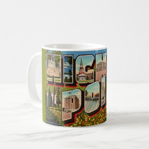 Mug Carte postale de High Point Caroline du Nord