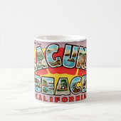 Mug Carte postale de Laguna Beach CA (Centre)