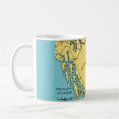 Mug Carte postale de l'Alaska (Gauche)