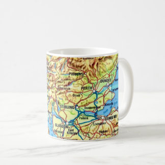 Mug Carte postale de l'Écosse