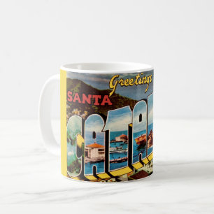 Mug Carte postale de l'île Santa Catalina