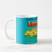 Mug Carte Postale de Long Island (Gauche)