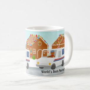 Mug Carte postale de Noël personnalisée