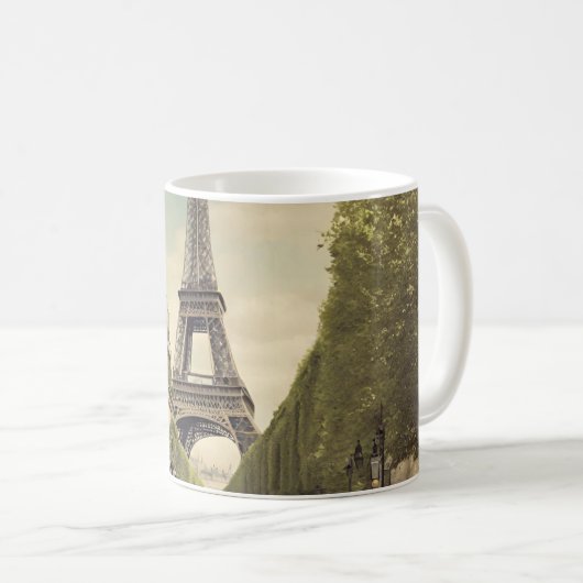 Mug Carte postale de Paris (Devant droit)