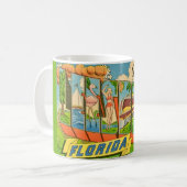 Mug Carte postale de salutations de Leesburg Floride (Devant gauche)