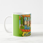Mug Carte postale de salutations de Leesburg Floride (Gauche)