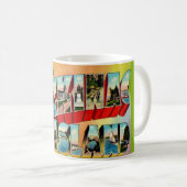 Mug Carte postale de salutations de l'île Mackinac (Devant droit)