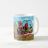 Mug Carte postale d'El Paso TX (Devant droit)