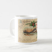Mug Carte postale des années 1900 'NOËL' (Devant gauche)