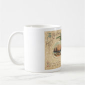 Mug Carte postale des années 1900 'NOËL' (Gauche)