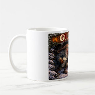 Mug carte postale du lutin de Noël islandais Gully Gaw