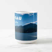 Mug Carte postale Juneau Alaska avec avion de croisièr (Centre)