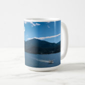 Mug Carte postale Juneau Alaska avec avion de croisièr (Devant droit)