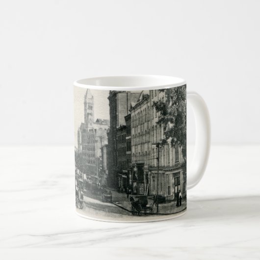 Mug Carte postale Old Washington DC Pennsylvania Ave (Devant droit)