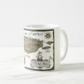Mug Carte postale Porto Rico vintage (Devant droit)