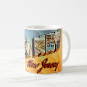 Mug Carte postale Retro Cape May NJ (Devant droit)
