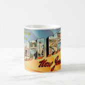 Mug Carte postale rétro de Cape May NJ (Centre)
